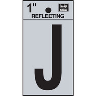 Hy-Ko Vinyl 1 In. Reflective Adhesive Letter  J