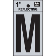 Hy-Ko Vinyl 1 In. Reflective Adhesive Letter  M