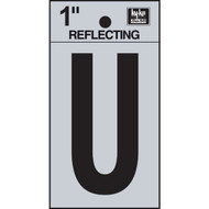 Hy-Ko Vinyl 1 In. Reflective Adhesive Letter  U
