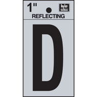 Hy-Ko Vinyl 1 In. Reflective Adhesive Letter  D