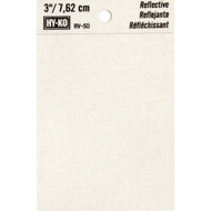 Hy-Ko 3 In. Vinyl Adhesive Symbol  Blank