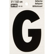 Hy-Ko Vinyl 3 In. Reflective Adhesive Letter  G