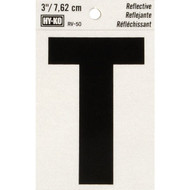 Hy-Ko Vinyl 3 In. Reflective Adhesive Letter  T