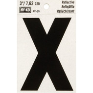 Hy-Ko Vinyl 3 In. Reflective Adhesive Letter  X