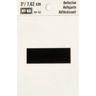 Hy-Ko 3 In. Vinyl Adhesive Symbol  Hyphen