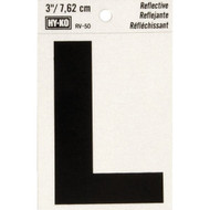 Hy-Ko Vinyl 3 In. Reflective Adhesive Letter  L