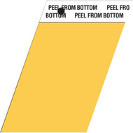 Hy-Ko 1-1/2 In. Aluminum Adhesive Symbol  Blank