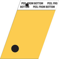 Hy-Ko 1-1/2 In. Aluminum Adhesive Symbol  Period