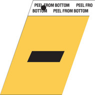 Hy-Ko 1-1/2 In. Aluminum Adhesive Symbol  Hyphen