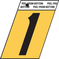 Hy-Ko Aluminum 1-1/2 In. Non-Reflective Adhesive Number One