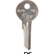 ILCO Yale Nickel Plated House Key  Y6 / 997X (10-Pack)