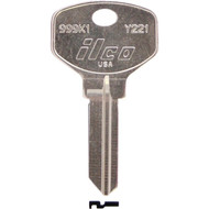ILCO Yale Nickel Plated House Key  Y221 (10-Pack)
