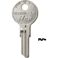 ILCO Yale Nickel Plated House Key  Y12 / O1122A (10-Pack)
