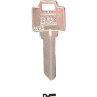 Do it Best Weiser Nickel Plated House Key  WR5 (250-Pack)