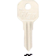 ILCO Nickel Plated Gas Cap Key  1611 (10-Pack)