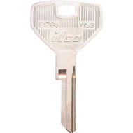 ILCO Chrysler Nickel Plated Automotive Key Y153 / P1786 (10-Pack)
