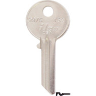 ILCO Yale Nickel Plated House Key  Y52 / 997E (10-Pack)