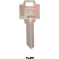Do it Best Weiser Nickel Plated House Key  WR5 / N1054WB DIB (10-Pack)