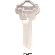 Do it Best Weslock Nickel Plated House Key  WK2 / 1175N DIB (10-Pack)