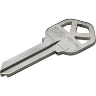 Do it Best Kwikset Nickel Plated House Key  KW1 / 1176-250 DIB (250-Pack)