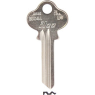 ILCO Lockwood Nickel Plated House Key  L4 / 1004A (10-Pack)