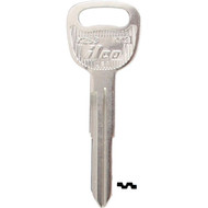 ILCO Kia Nickel Plated Automotive Key  KK3 / X253 (10-Pack)