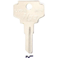 ILCO Nickel Plated File Cabinet Key IN24 / K1054B (10-Pack)