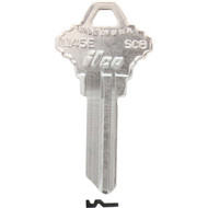 ILCO Schlage Nickel Plated House Key  SC8 / 1145E (10-Pack)