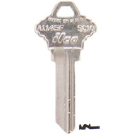 ILCO Schlage Nickel Plated House Key  SC10 / A1145F (10-Pack)