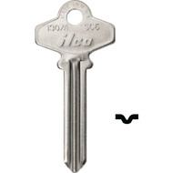 ILCO Schlage Nickel Plated House Key  SC6 / 1307A (10-Pack)