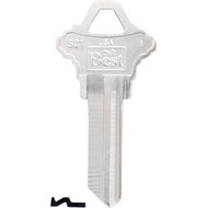 Do it Best Schlage Nickel Plated House Key  SC1 / 1145-250 DIB (250-Pack)