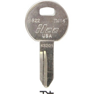ILCO Trimark Nickel Plated Toolbox Key  TM14 / 1622 (10-Pack)
