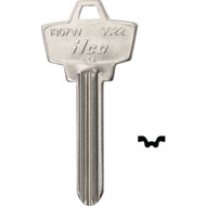 ILCO Schlage Nickel Plated House Key  SC22 / 1307W (10-Pack)