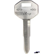 ILCO GM Nickel Plated Automotive Key  DC3 / X121 (10-Pack)