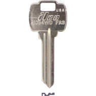 ILCO Falcon Nickel Plated House Key  FA3 / A1054WD (10-Pack)