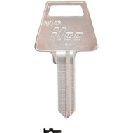 ILCO American Nickel Plated Padlock Key  A1045 (10-Pack)