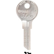ILCO APS Nickel Plated File Cabinet Key AP4 / 104AM (10-Pack)