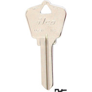 ILCO Arrow Nickel Plated House Key  AR4 / 1179A (10-Pack)