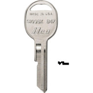 Do it Best GM Nickel Plated Automotive Key  B47 (10-Pack)