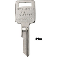 ILCO GM Nickel Plated Automotive Key  B50 / P1098C (10-Pack)