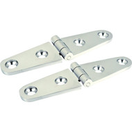 Seachoice 1 In. x 4 In. Stainless Steel Strap Hinge (2-Pack)