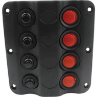 Seachoice 4-Gang 15A Toggle Switch Panel