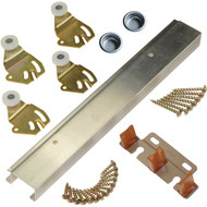 Johnson Aluminum 72 In. Bypass Door Hardware Set