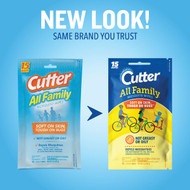 Cutter All Family Insect Repellent Wipes (15-Pack)