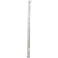 Kenney Hansen 48 In. To 84 In. 5/8 In. White Oval Tension Rod