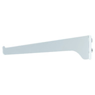 Knape & Vogt 180 Series 10 In. White Steel Regular-Duty Single-Slot Shelf Bracket
