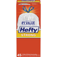 Hefty 13 Gal. Tall Kitchen White Trash Bag (45-Count)