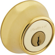 Kwikset Polished Brass Single Cylinder Deadbolt