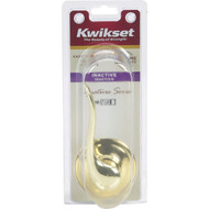 Kwikset Signature Series Polished Brass Right-Hand Tustin Dummy Door Lever