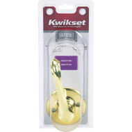 Kwikset Bright Brass Dorian Dummy Door Lever